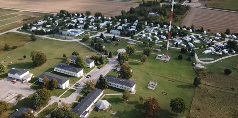 Port Austin Air Force Station - From Skycam Media On Youtube (newer photo)